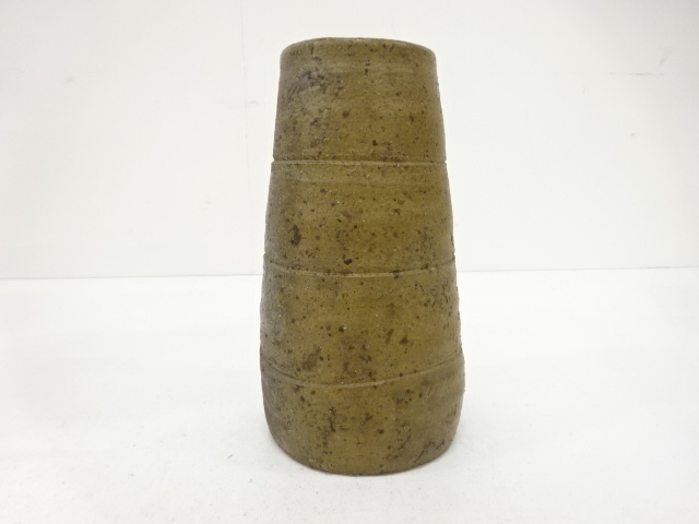  備前焼　人間国宝　伊勢崎淳造　花生